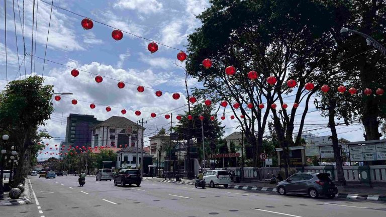 Jelang Imlek, Kota Semarang Bertabur Lampion