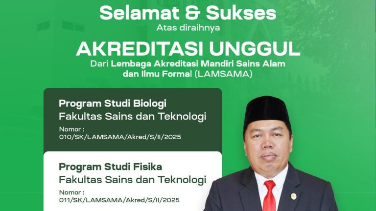 Tiga Program Studi UIN Sunan Gunung Djati Bandung Raih Akreditasi Unggul dari LAMSAMA