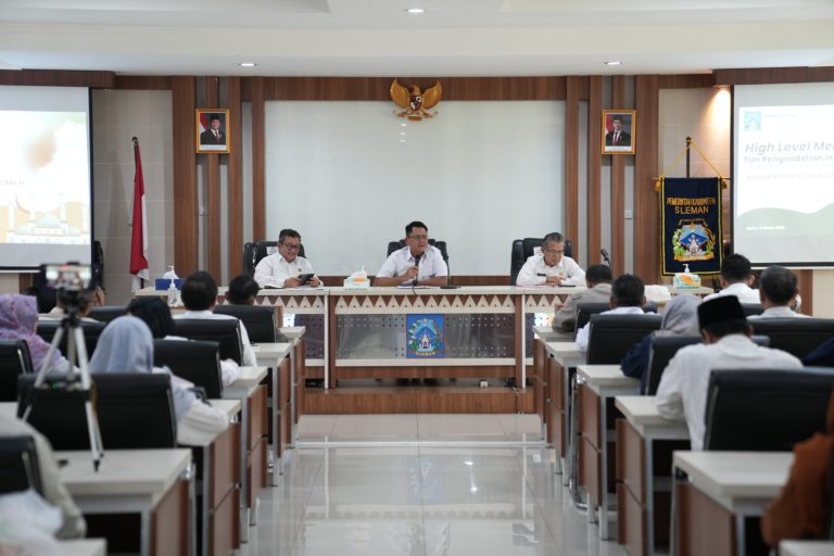 Sambut Idul Fitri, Pemkab Sleman Gelar High Level Meeting Pengendalian Inflasi