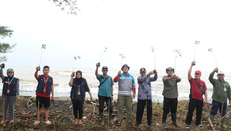 PLTU Batang Tanam Ribuan Mangrove di Roban Timur Demi Lestarikan Pesisir Batang