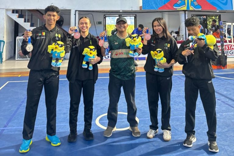 Kontingen Riau Raih Medali Perunggu POMNAS XVII Lewat Sepak Takraw Putri