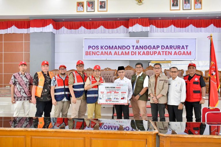 Semen Padang Bantu Korban Bencana Agam: Salurkan Logistik, Relawan, dan Dukungan Infrastruktur