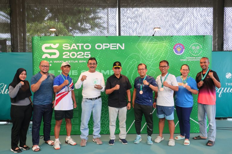 Kementerian ATR/BPN Raih Juara III Bersama di Turnamen Tenis Antarinstansi SATO Open 2025